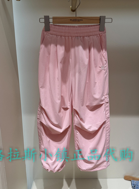 Elandkids衣恋童装专柜正品26夏女童运动风束脚休闲裤EKTAG2321B