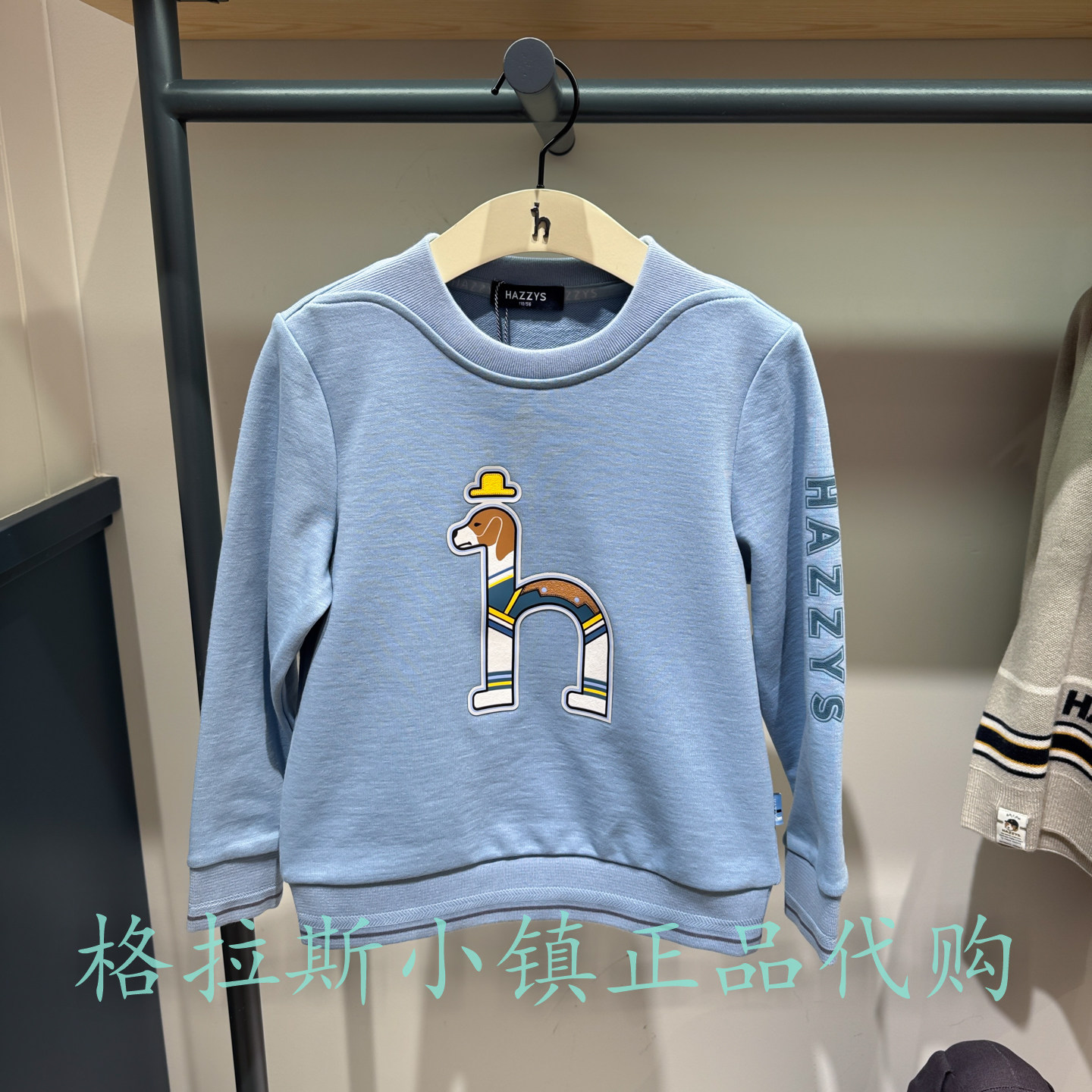 特价hazzys哈吉斯男童圆领卫衣