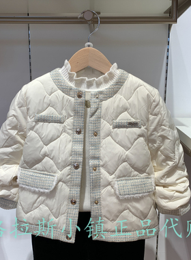 Polo walk KIDS童装正品25秋冬款女童小香风棉服外套CP6W534J0021