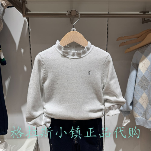Polowalk童装冬女童半高领毛衣