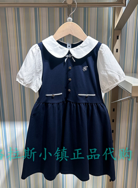Polowalk KIDS童装专柜正品26年夏女童学院风连衣裙CH1W626A0451