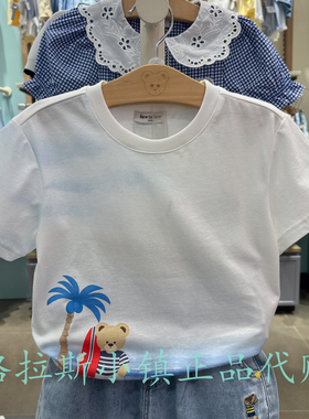 PawinPaw童装专柜正品26年夏新款男童抗菌卡通短袖T恤PCRAG2516M