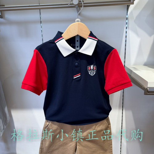 Polowalk童装正品夏男童凉感T恤