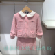 walk KIDS正品 25冬新款 Polo 女童甜美小香风半裙套装 CN8W536E0111