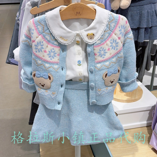 PawinPaw婴童春新款女宝针织套装