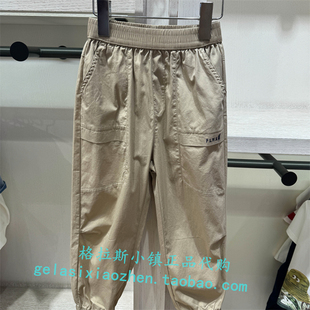 KIDS童装 Polo AROW423G0222 walk 24年夏新款 男童休闲裤 专柜正品