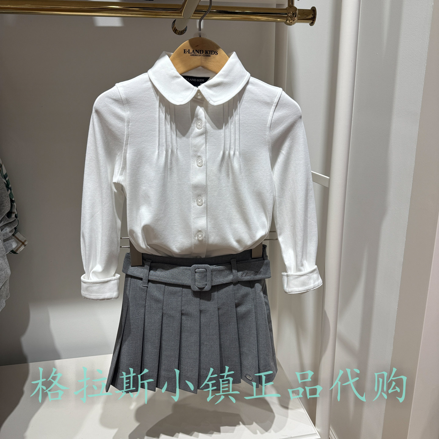 衣恋童装正品秋女童云柔棉T恤