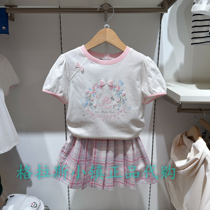Polo walk KIDS童装专柜正品26夏款女童圆领印花T恤D7TW625F0011