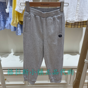 EKTMG2301B 26夏男女童云柔棉束脚卫裤 Elandkids衣恋童装 专柜正品