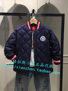 Elandkids衣恋童装专柜正品23冬款男童棒球羽绒服外套JDD8T12K