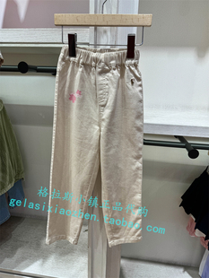 24年春新款 专柜正品 KIDS童装 Polo 女童休闲长裤 walk B61W417A0011