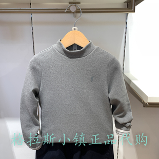 专柜正品 KIDS童装 25冬男童半高领打底T恤B5JW532D0092 walk Polo