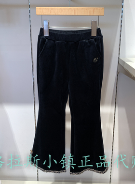 Polo walk KIDS童装正品25冬新款女童加绒灯芯绒长裤B61W537A0011