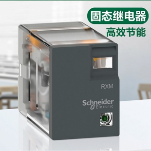 24V继电器施耐德中间继电器RXM2LB2BD/ED/FD/JD/B7/F7/P7 RXG23F7