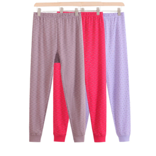 线衣线裤 中老年人纯棉线裤 单件妈妈秋冬棉毛裤 秋裤 女针织内衣 衬裤