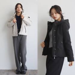 加拿大枫叶轻户外连帽棉服女防风保暖拉链短款轻便冲锋衣棉衣外套