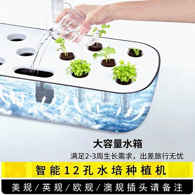 室内智能无土水培绿植蔬菜种植机