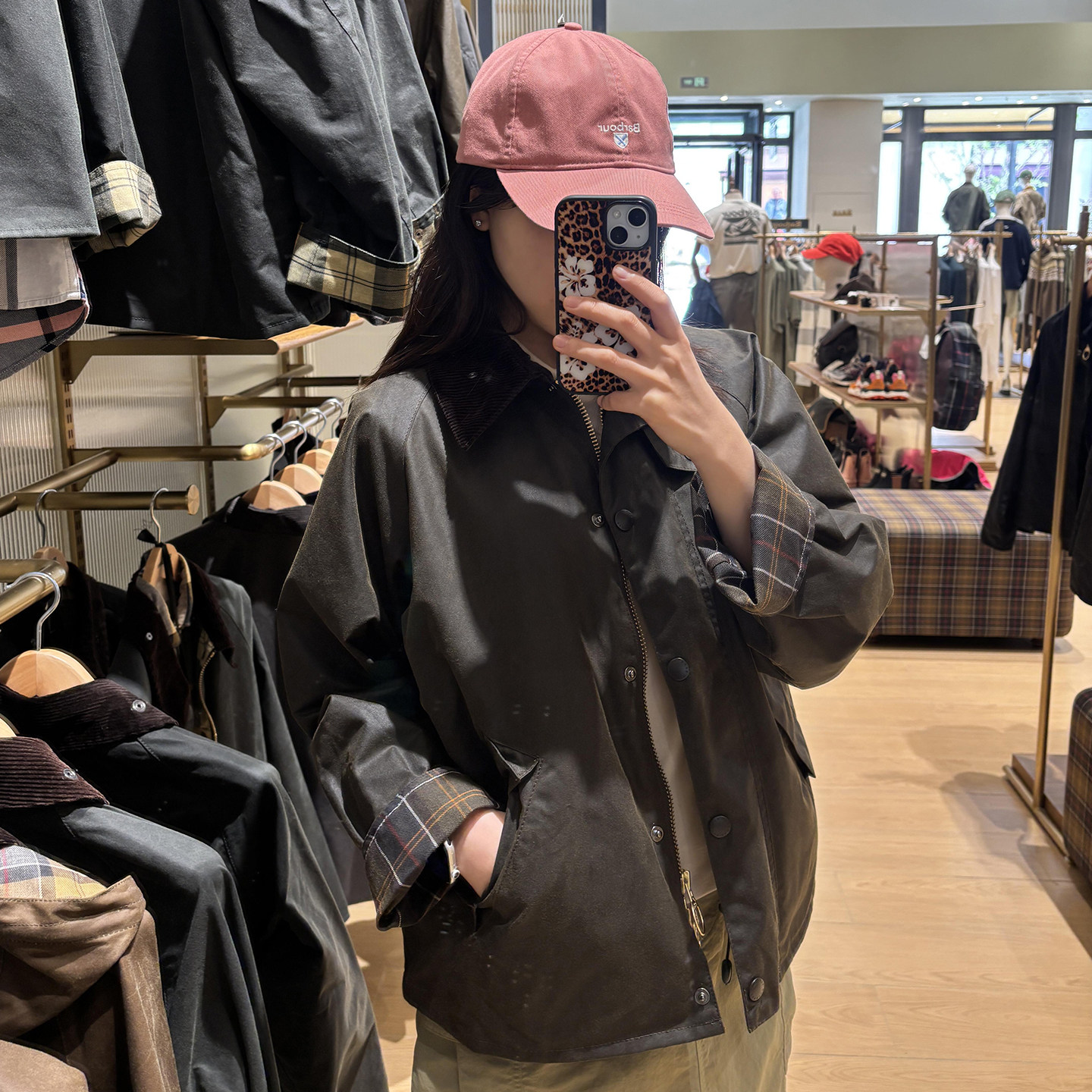 transpot张子枫同款无蜡外套