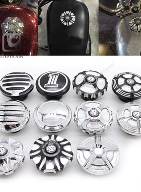 适用哈雷XL883N硬汉 软尾系列街霸路威 肥仔突破者戴纳改装油箱盖