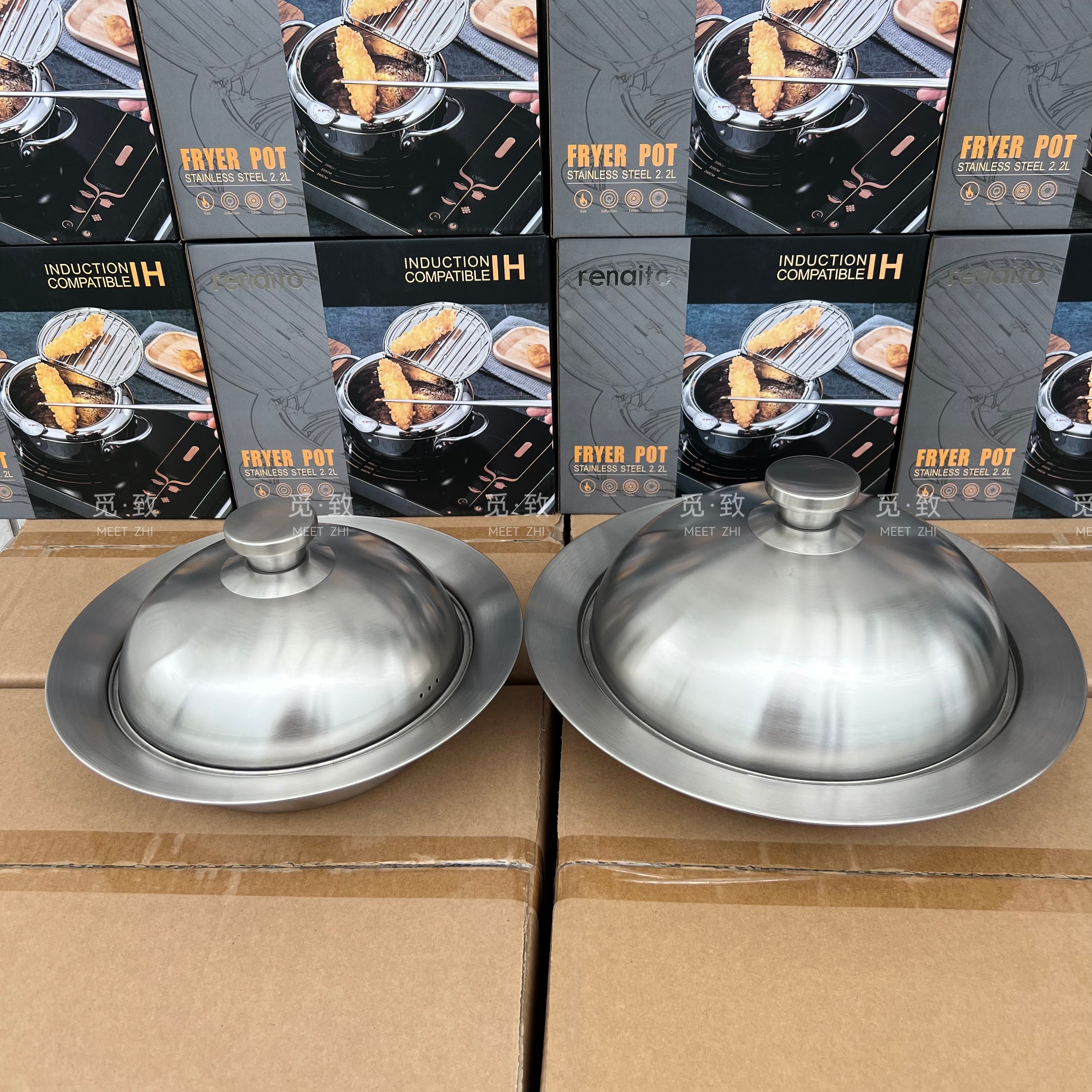 韩式304不锈钢百搭蒸屉 家用蒸馒头包子海鲜蒸格蒸锅多功能蒸笼屉