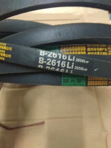 双华牌三角带B2540 B2515 B2500 B2550 B2565 B2616 B2580 B2600