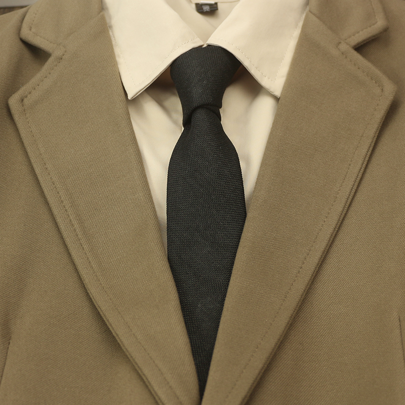 涤纶休闲百搭多色小领带