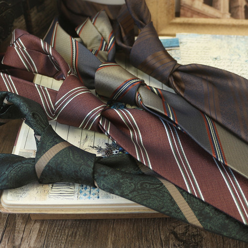 色织商务休闲百搭领带