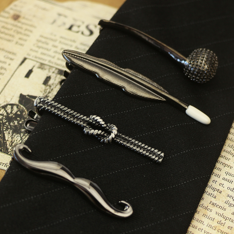 新品个性百搭复古领带夹