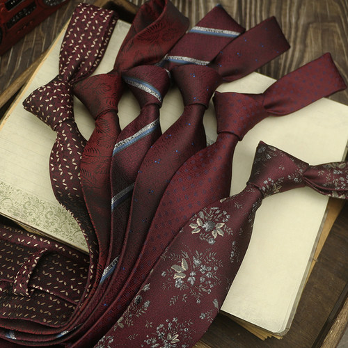 领带色织提花婚庆礼服