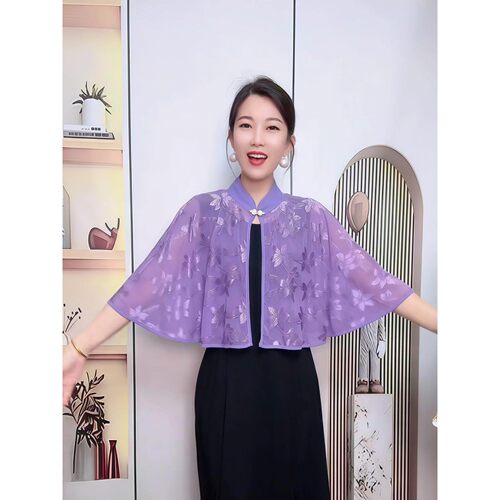 防晒披肩女外搭配裙子防紫外线薄