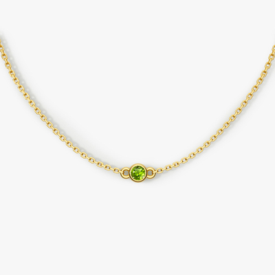 Zbird/钻石小鸟925银橄榄石套链   NH627