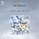 钻石小鸟FirePrincess系列公主方裸钻切工GIA DBG钻石定制戒