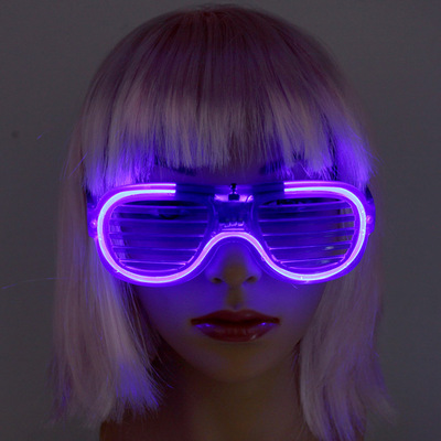 led眼镜闪光圣诞节活动礼品