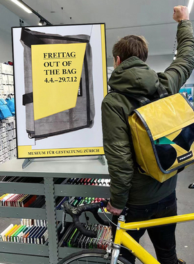 瑞士进口 FREITAG 丝网印刷 工作室 潮牌店 客厅挂画 中古装饰画