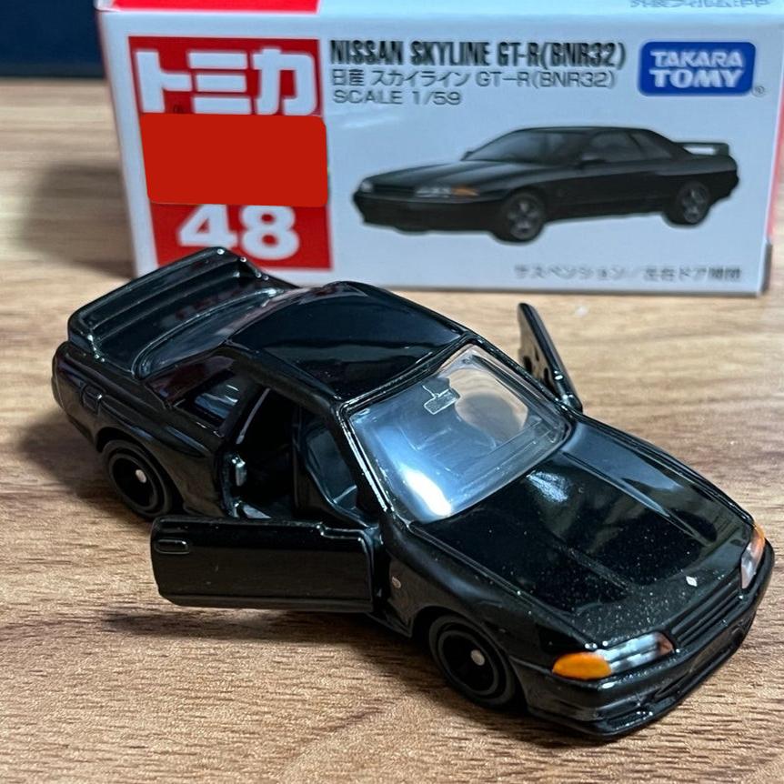 TOMY多美卡TOMICA红白盒48号天际线 GTR BNR32 合金车模男孩玩具