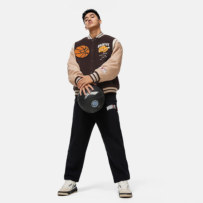 李宁2023男子反伍宽松棉衣外套