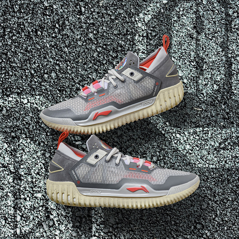 李宁反伍BADFIVE反伍3 Low䨻缓震男子轻量回弹篮球外场鞋ABFU005