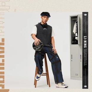 反伍BADFIVE男子宽松舒适保暖运动背心AVSU437 李宁2024夏季 新款