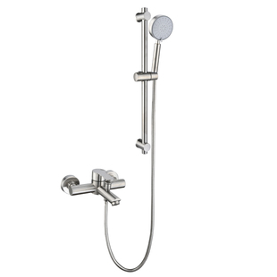 惜度304不锈钢淋浴花洒升降套装 021 淋浴洗澡家用冷热开关HSG