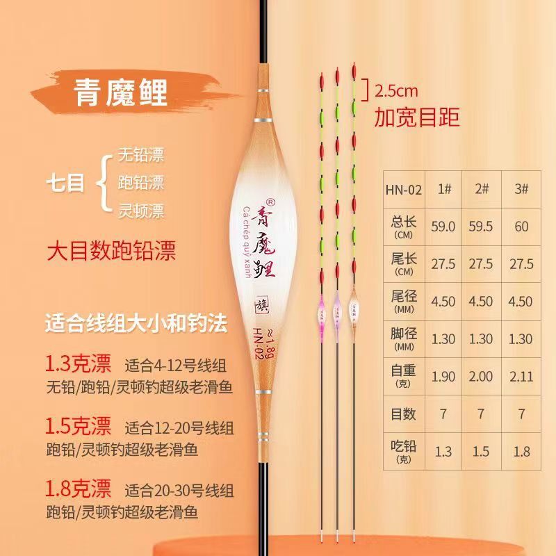 新款超大七目加粗醒目串串尾跑铅无铅灵顿飞铅大物非自立跑铅漂