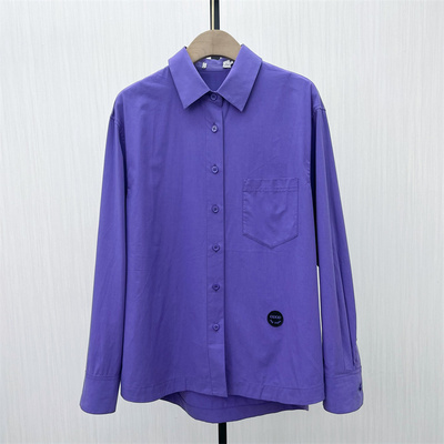 fei●2025秋季新品 慵懒风长袖衬衫女休闲小众宽松中长款上衣7231