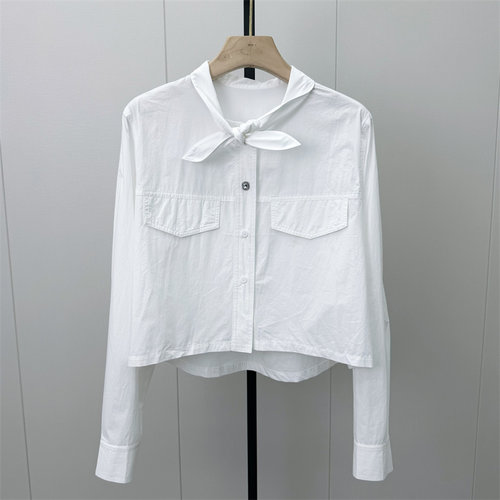 S●2026秋季新品 长袖衬衫女纯色基础宽松休闲通勤百搭上327