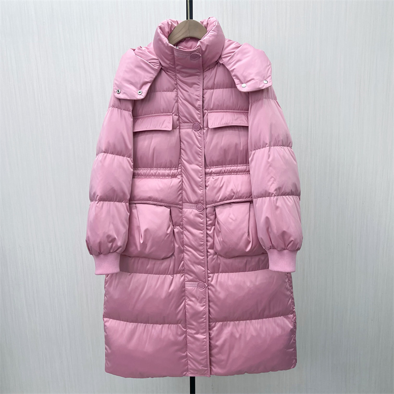 图●2025冬季新品 长款羽绒服女宽松休闲百搭加厚保暖外套8713