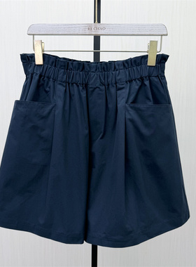 fei●2026夏季新品 阔腿短裤女高腰显瘦宽松休闲通勤百搭裤子6191