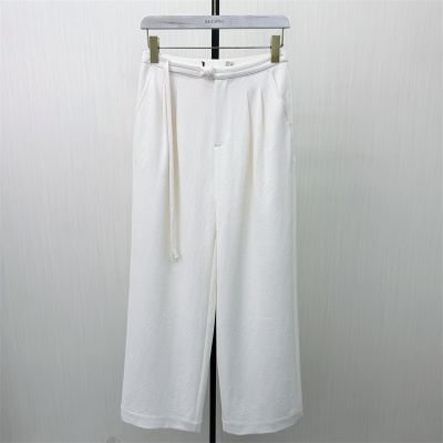 S●2026夏季新品 西装阔腿裤女高腰显瘦宽松直筒通勤长裤513
