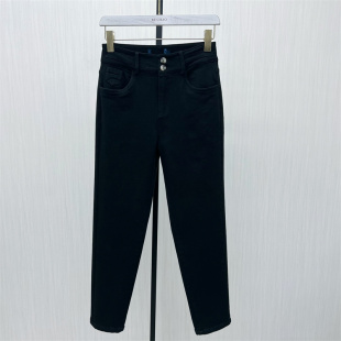 C●2025冬季新品 加绒小脚牛仔裤女高腰显瘦修身长裤铅笔裤5039