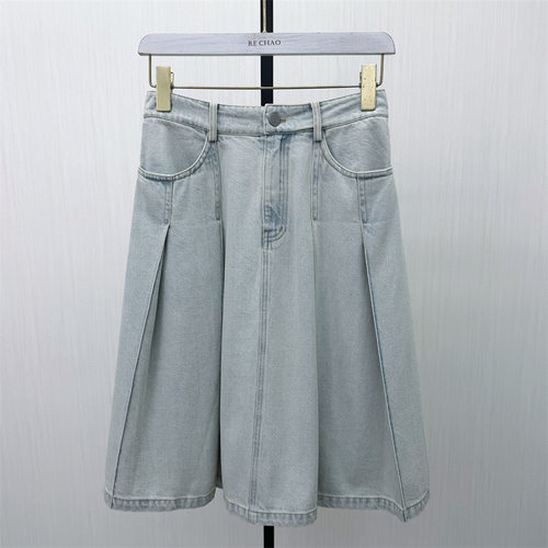 fei●2026春季新品 牛仔半身裙女高腰显瘦气质百搭大摆a字裙5025
