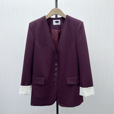 香●2025秋季新品 西装外套女时尚休闲经典宽松通勤百搭西服1062