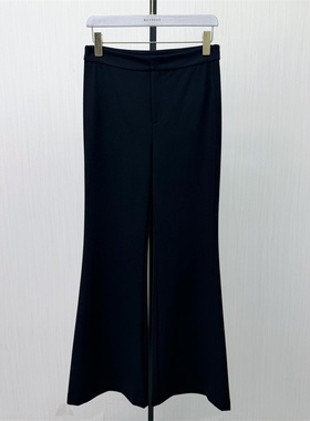 良月●2026夏季新品 微喇裤女高腰显瘦日常通勤百搭拖地长裤2665