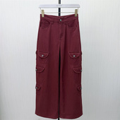 2026春季 新品 阔腿牛仔裤 女高腰显瘦宽松直筒休闲百搭长裤 335